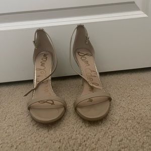 Nude leather Sam Edelman heels